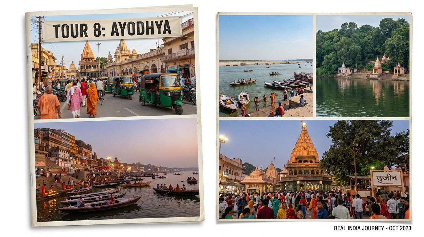 Tour 8 — Ayodhya • Varanasi • Prayagraj • Chitrakoot • Ujjain